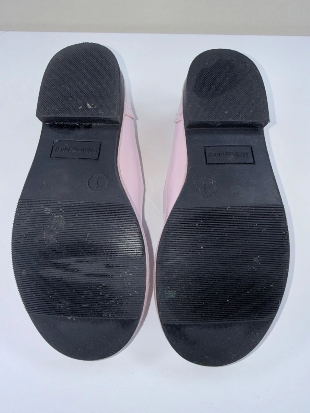 Steve Madden JKenny Pink Patent Mary Jane Dress Shoes Youth 1M EUC